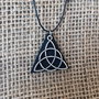 Colier "Celtic" - baza de piele