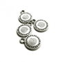 Charm motiv grecesc si spirala 17x13mm Cod:  SALAK-T 014