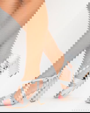 Sandale Muges Argintii