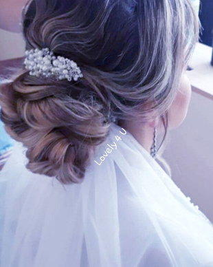 *Celeste -Accesoriu pentru par elegant -, Accesoriu cu perle și cristale