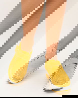 Pantofi Casual Juko Galbeni