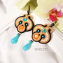 Cercei soutache statement colorati