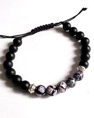 bratara onix mat si agate 34687