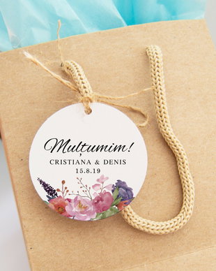 Etichete de Multumire pentru Marturii, Etichete Personalizate Nume