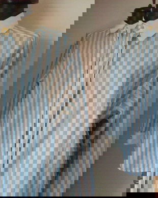 ST MICHAEL BLUZA BUMBAC STRIPE BUTONI