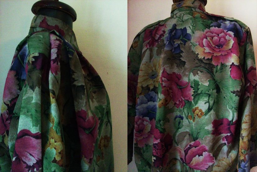 BLUZA 80s FRENCH FLORAL