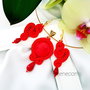 Set soutache rosu