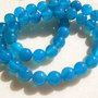 Agate albastre aprox 8 mm