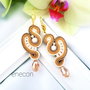 Cercei soutache bej