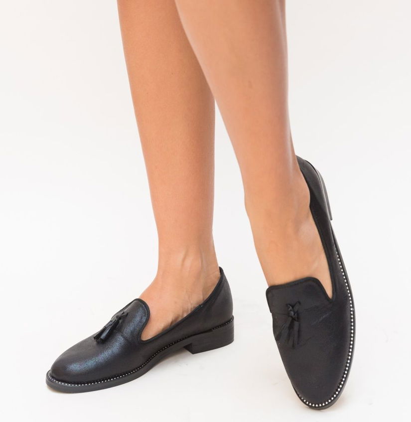 Pantofi Casual Velina Negri