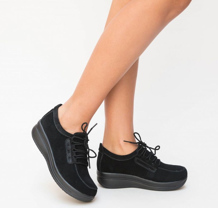 Pantofi Casual Ronto Negri 2