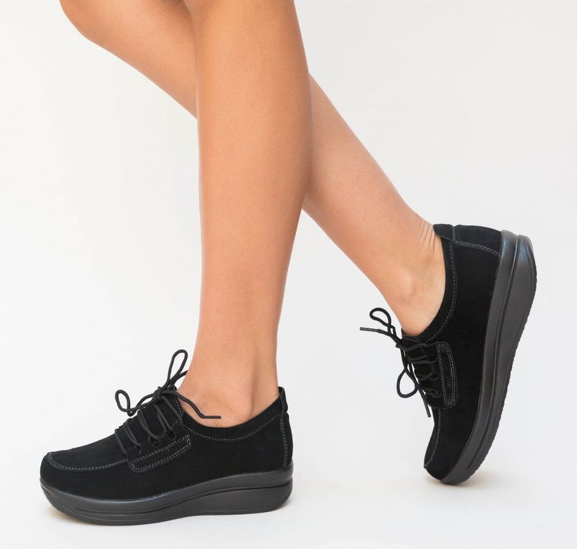 Pantofi Casual Ronto Negri 2