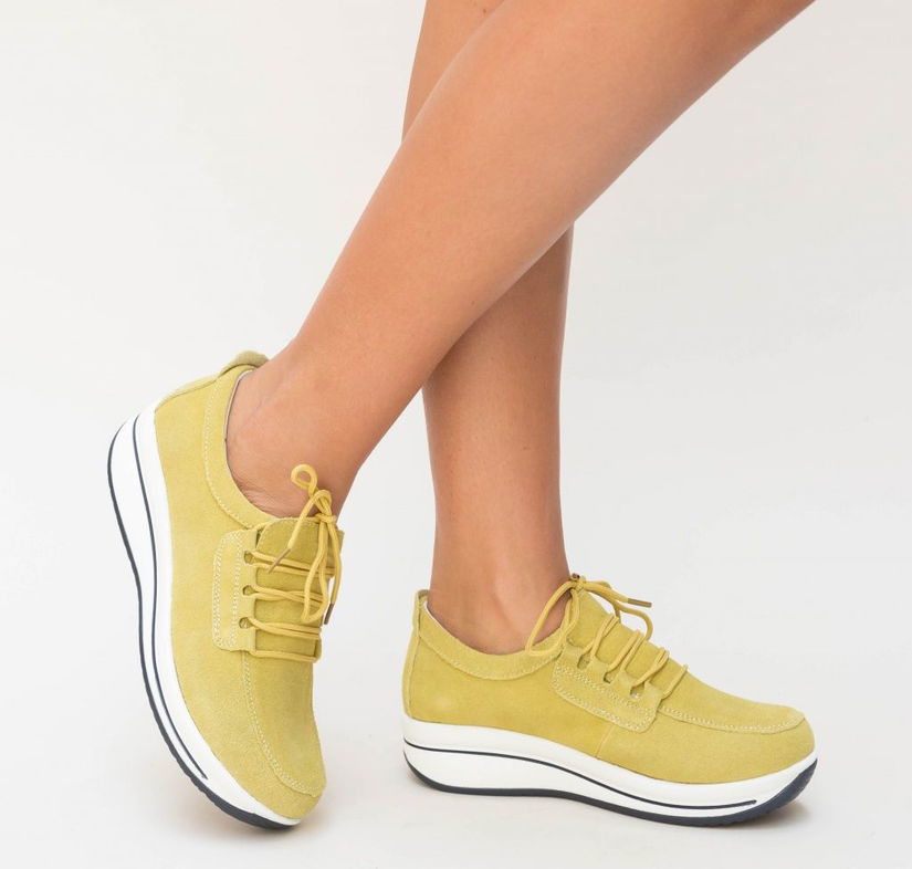 Pantofi Casual Ronto Galbeni