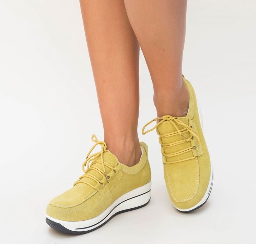 Pantofi Casual Ronto Galbeni