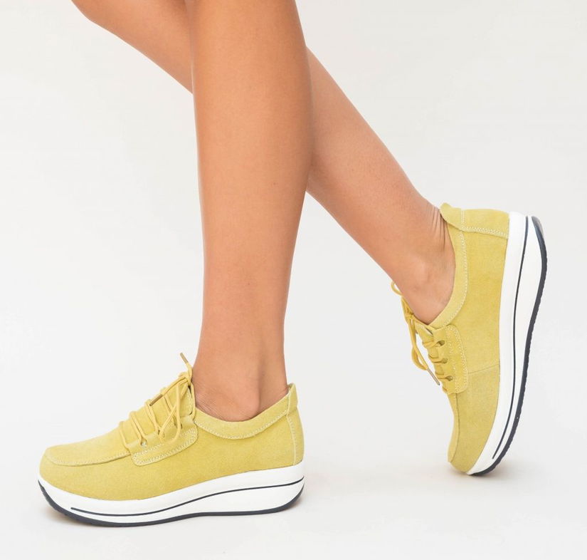 Pantofi Casual Ronto Galbeni