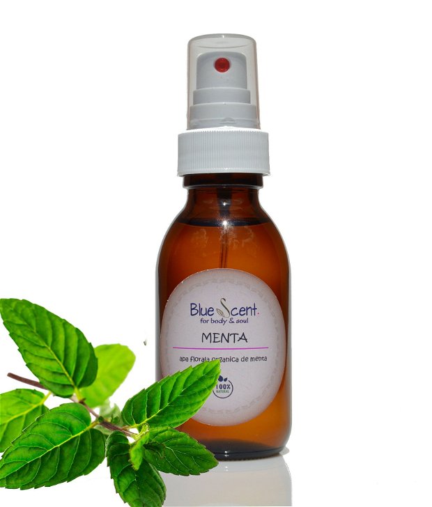 Apa florala organica de menta (Mentha piperita) -BlueScent