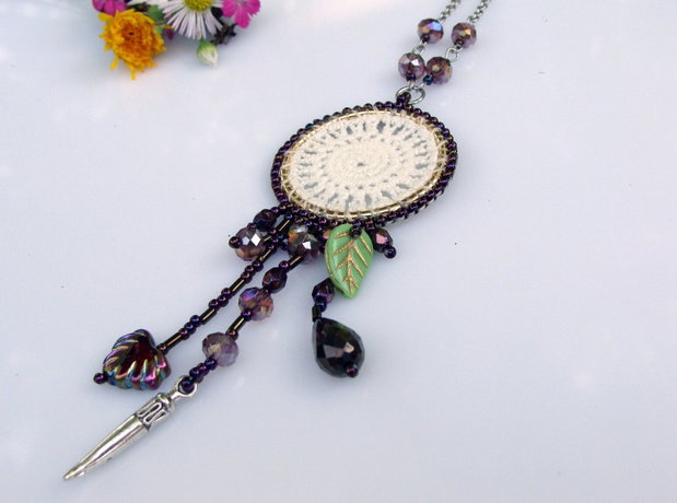 Colier lung dream-catcher