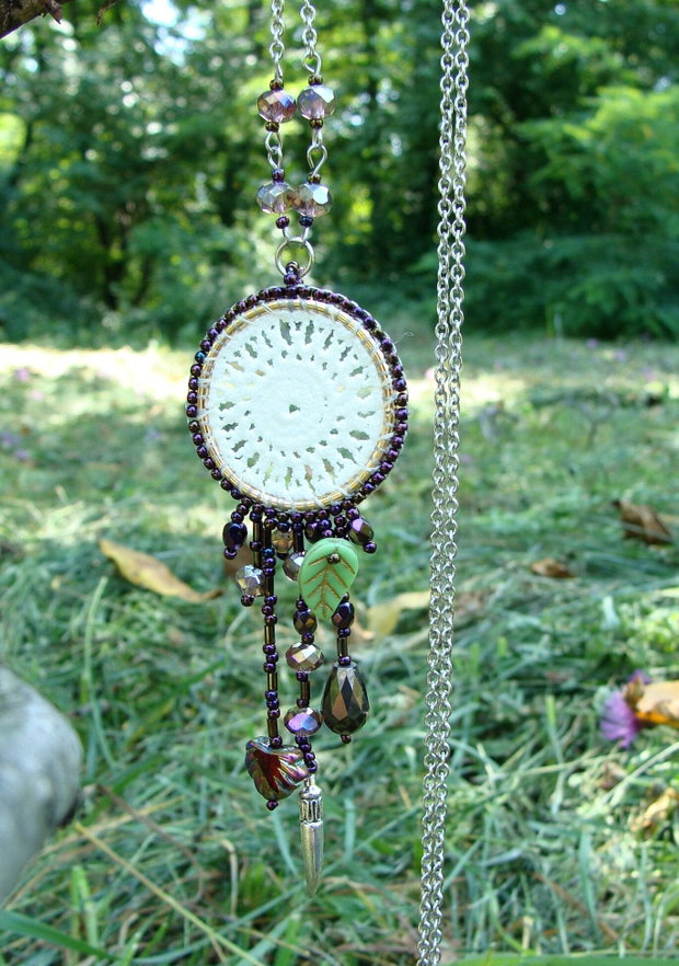 Colier lung dream-catcher