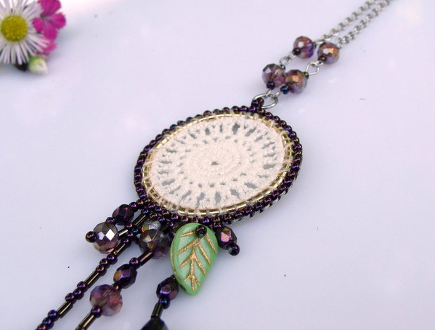Colier lung dream-catcher