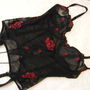 Sexy-corset/portjartier cu trandafiri