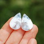 Pereche opal dendritic - cabochoane - B20