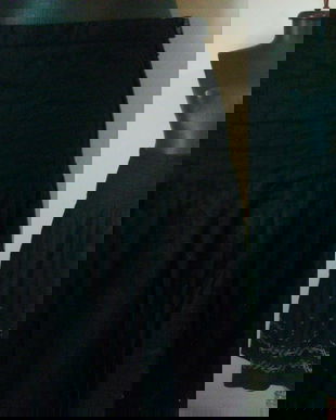 H&M FUSTA NEAGRA PLISEURI