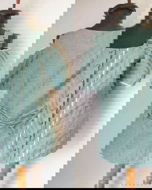 BLUZA BAVAREZA BUMBAC TARTAN