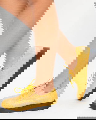 Pantofi Casual Erto Galbeni