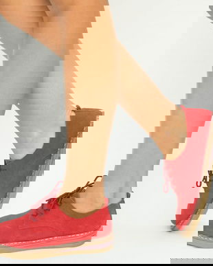 Pantofi Casual Romena Rosii