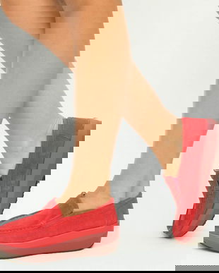 Pantofi Casual Olga Rosii