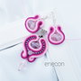 Set soutache cuart roz
