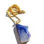 Colier blue agat