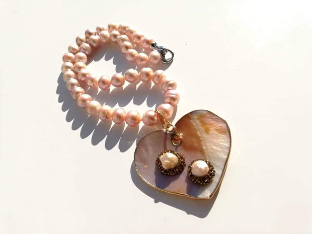Colier perle naturale