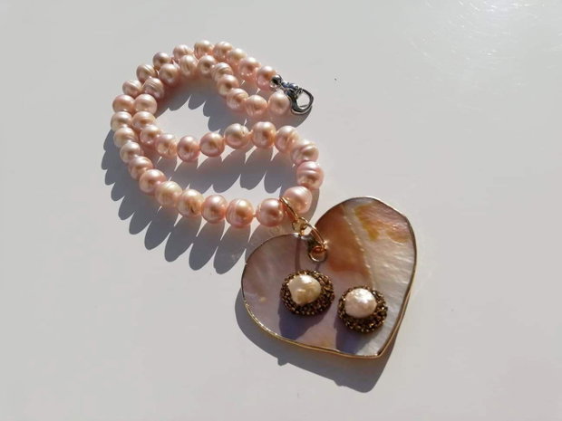 Colier perle naturale