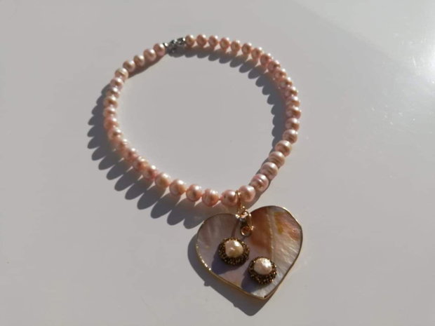 Colier perle naturale