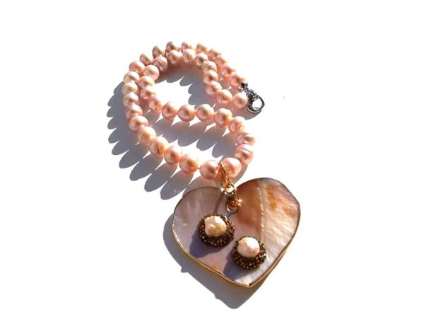Colier perle naturale