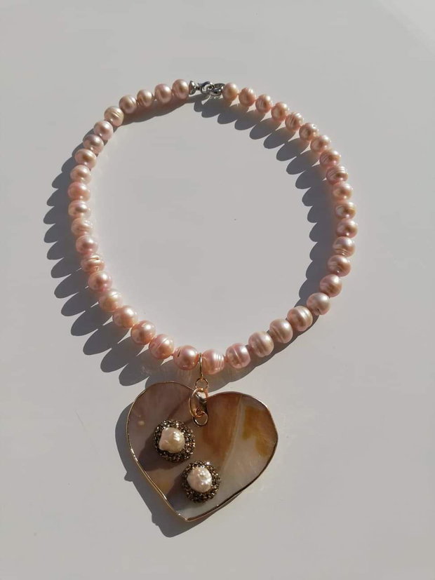 Colier perle naturale