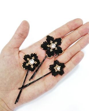 set agrafe floare