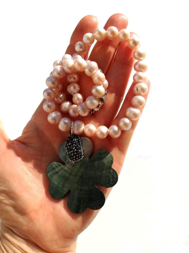 Colier perle naturale
