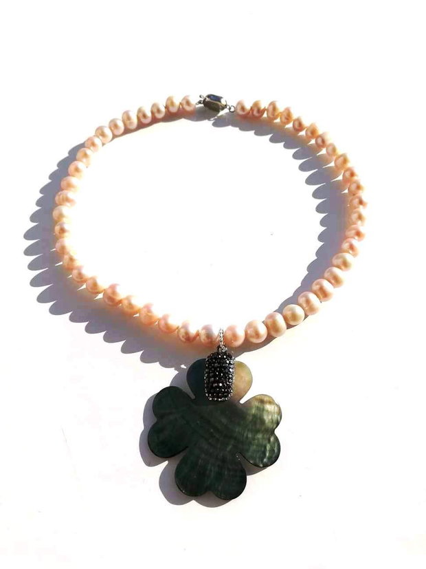 Colier perle naturale