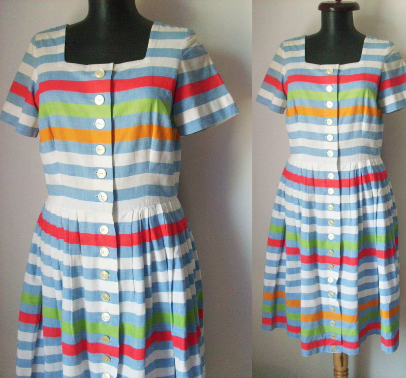 ROCHIE VINTAGE 60s BUMBAC STRIPE