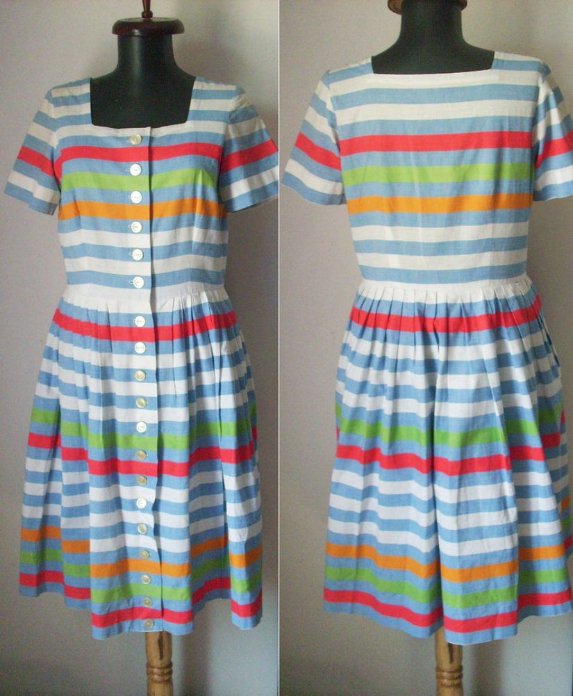 ROCHIE VINTAGE 60s BUMBAC STRIPE