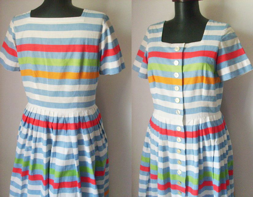 ROCHIE VINTAGE 60s BUMBAC STRIPE