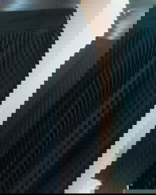 FUSTA PLISATA VOAL NEGRU