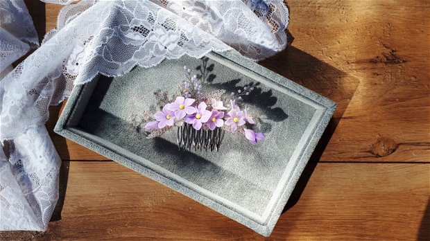 Lilac dream - pieptene  ornamental