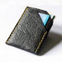 Portofel "PocketP" din Pinatex - piele de ananas,  slim, personalizat prin gravura