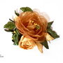 Brosa/Aplicatie pentru rochie/Flori handmade