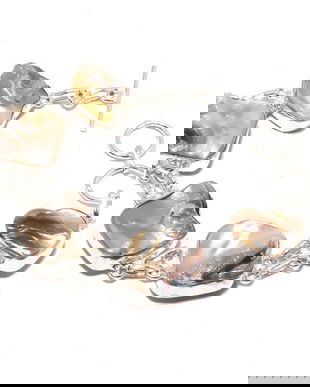 K0850 - Bratara, argint marcat, scoica naturala biwa, 18-19.5cm, 25g