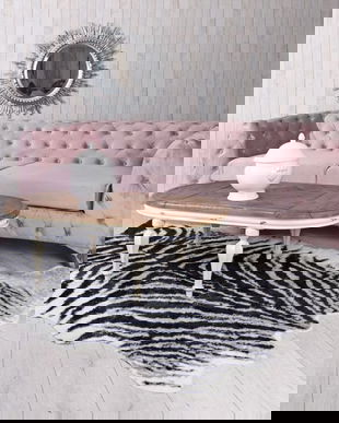 Covor decorativ tip blana de animal