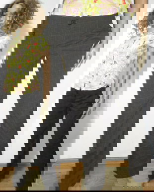 Pantalon stofa H&M marine m